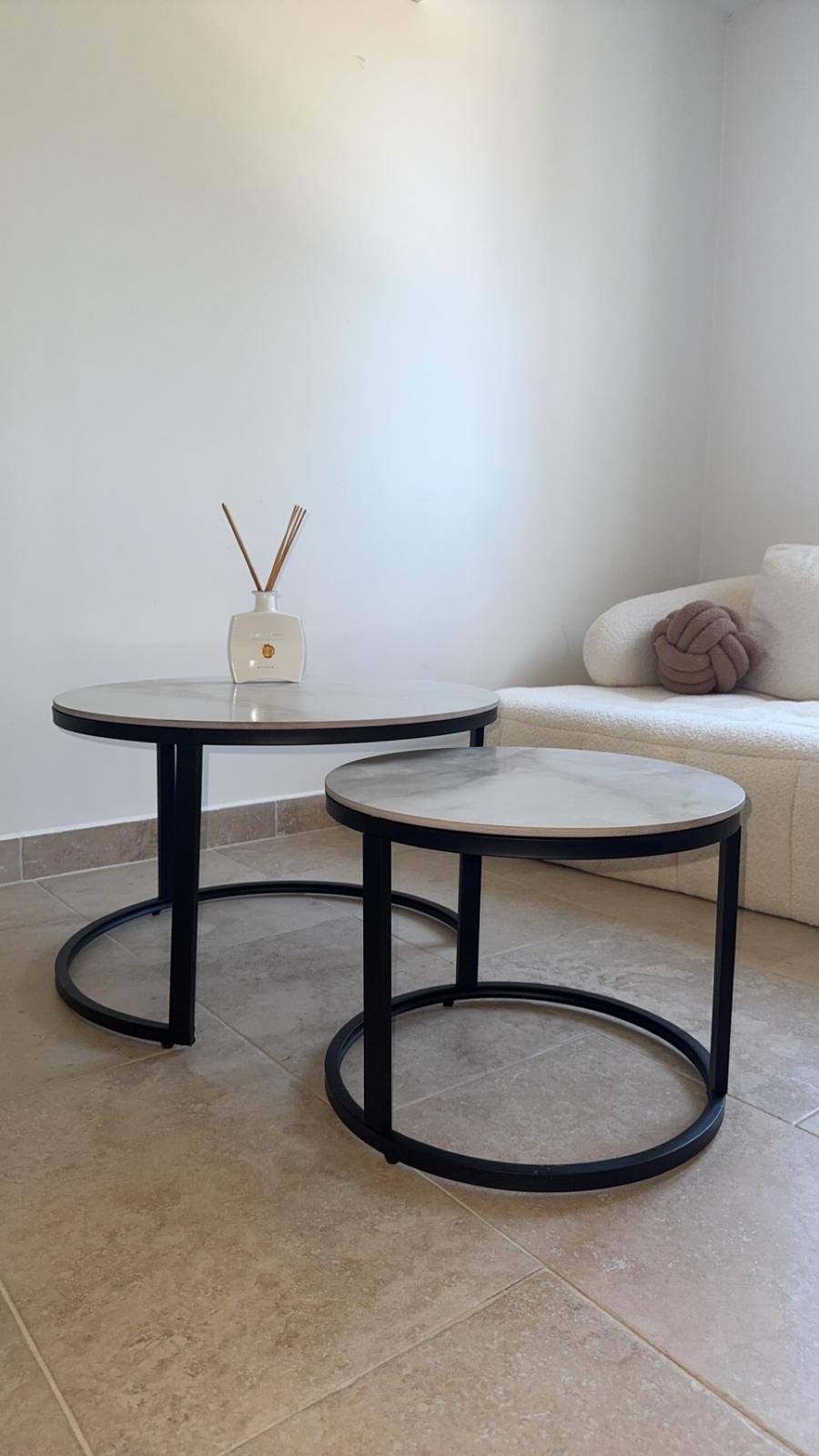 table basse en céramique lots de 2 table